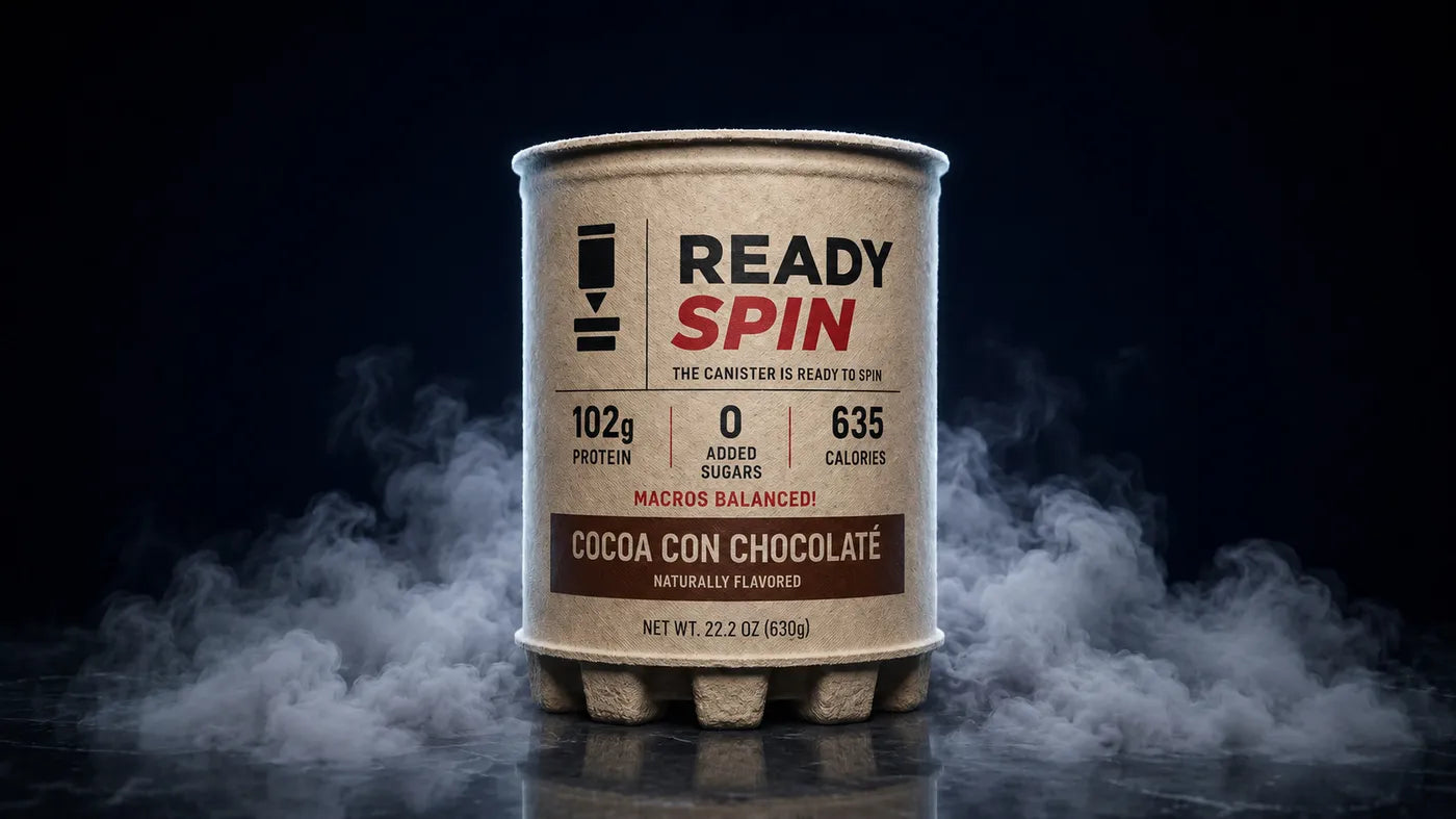 ReadySpin Puck — Cocoa Con Chocolate canister