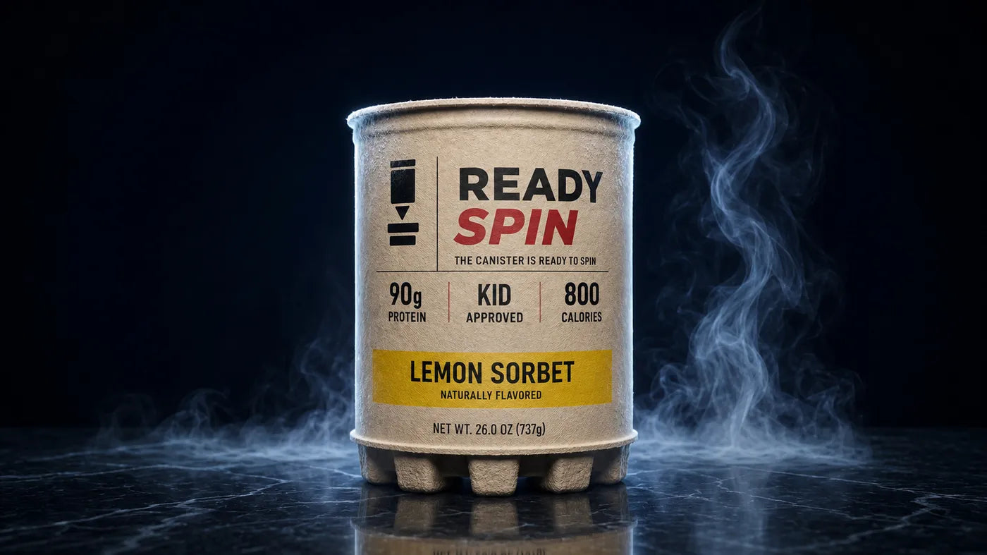 ReadySpin Puck — Lemon Sorbet canister